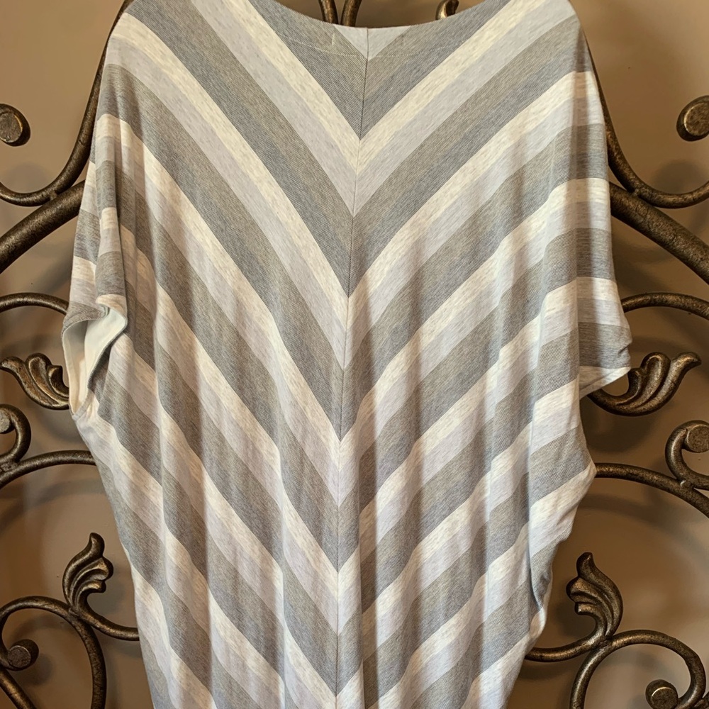 Bella Luxx L lined short sleeve dress grey